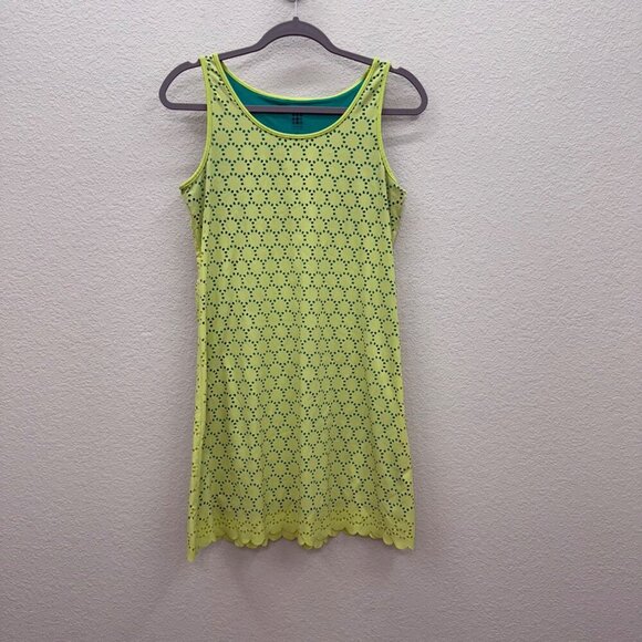 Title nine Dresses & Skirts - Title Nine Nimblene Illusion Athletic Sleeveless Eyelet Dress Womens size Small